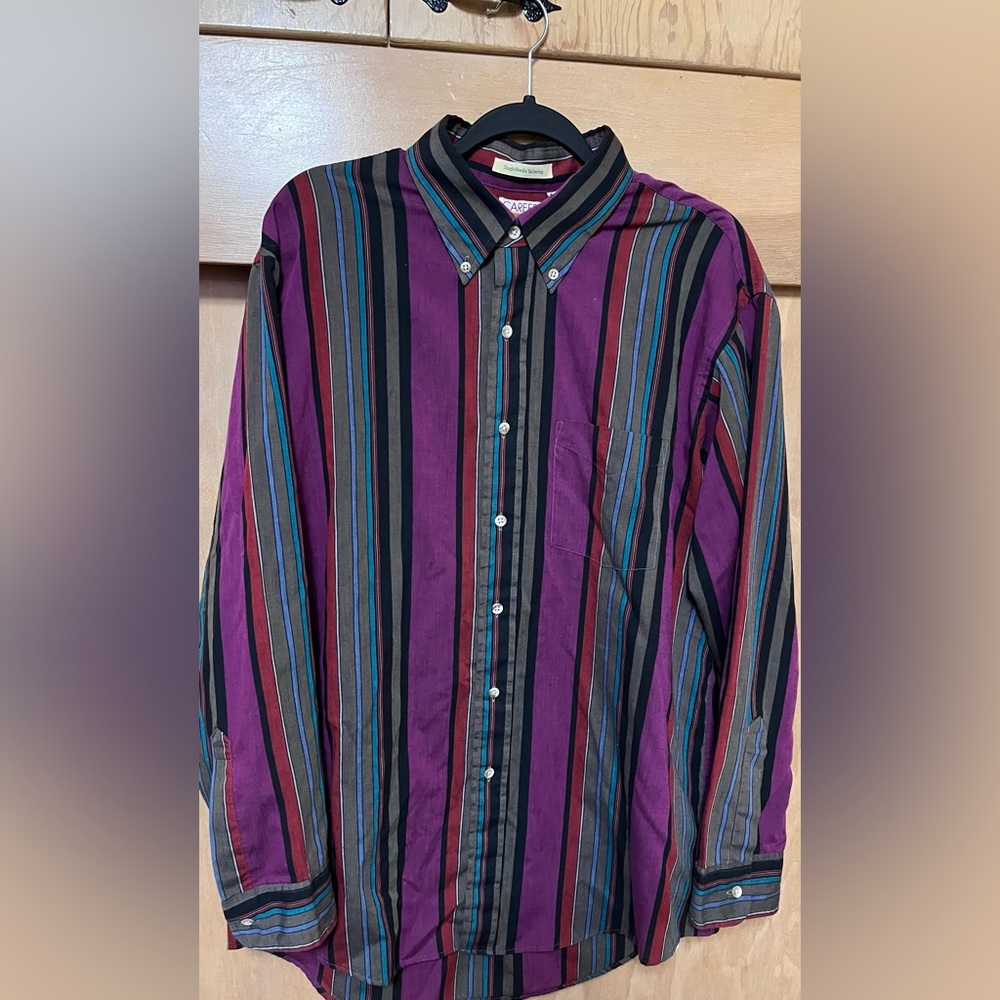 Vintage 90s XL men’s button up western shirt